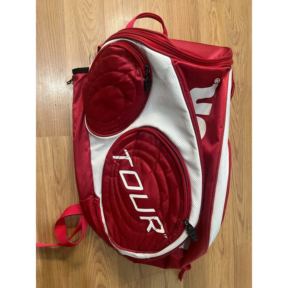 Wilson Tour Large Tennis Red Backpack - Pre-Owned - Two (2) Racquets - Picture 2 of 8
